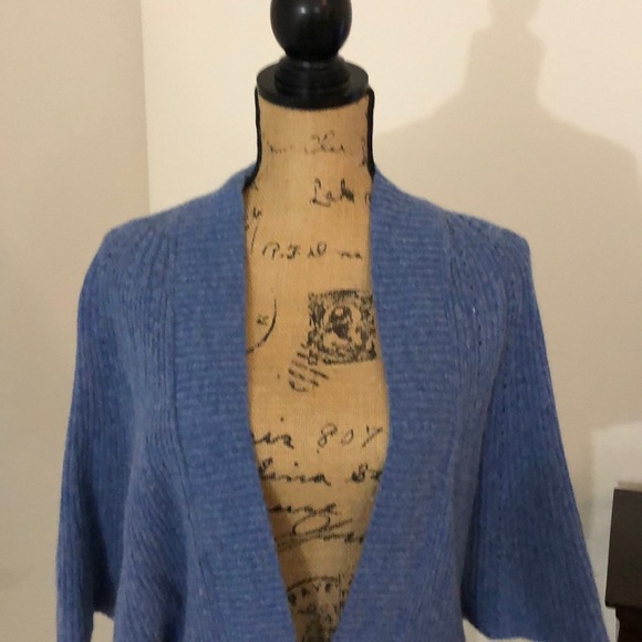 Anthropologie Blue boho sweater - Picture 3 of 7